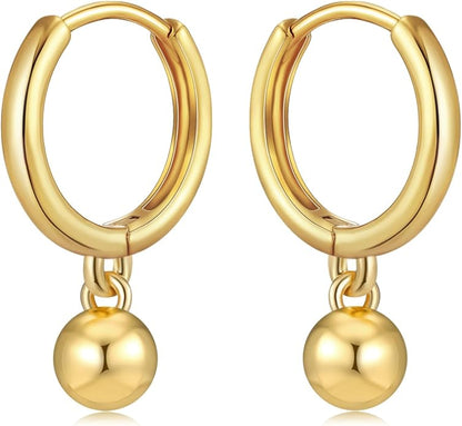 18K Stud Earrings – 1.1g Elegant Minimalist Design