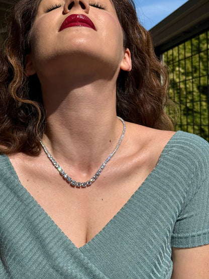 cubic zirconia necklace