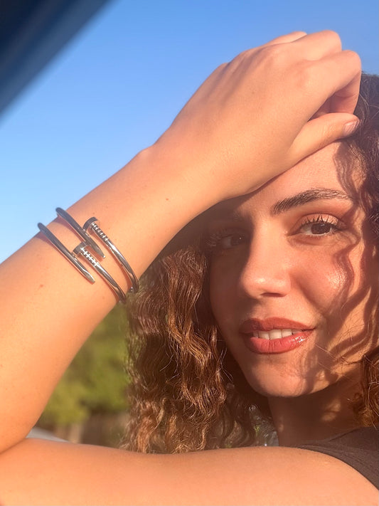 silver bracelet