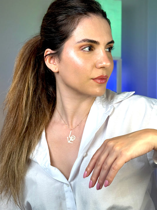 18 kt fine gold necklace