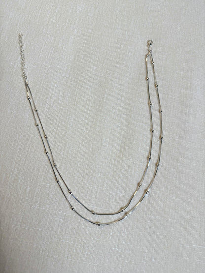 Silver necklace