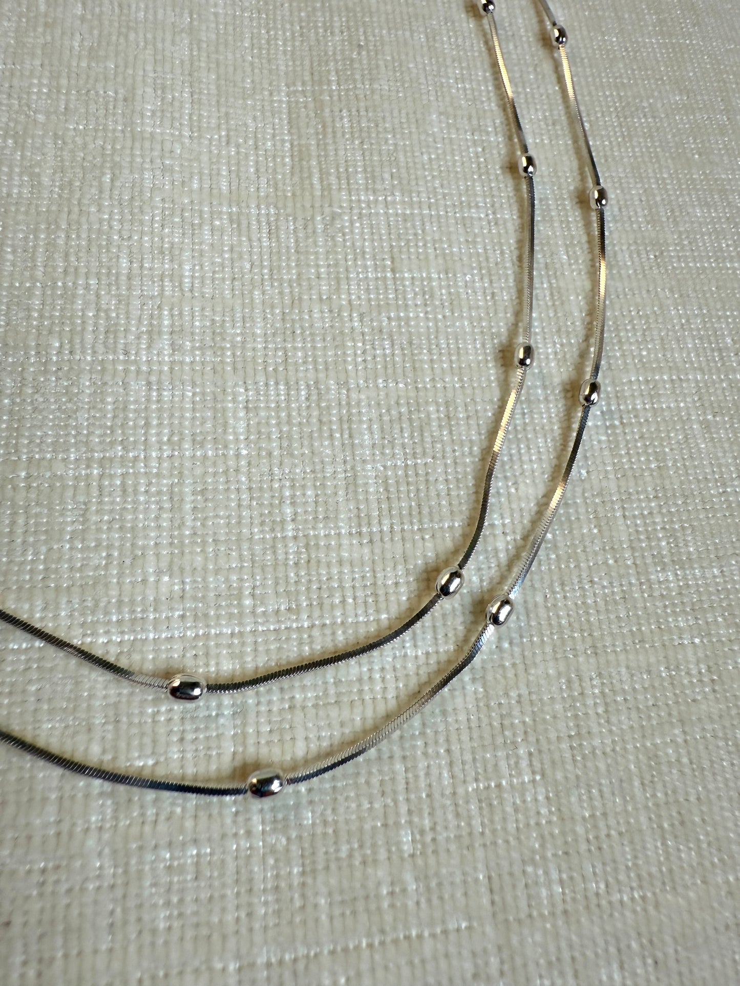 Silver necklace