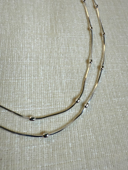 Silver necklace