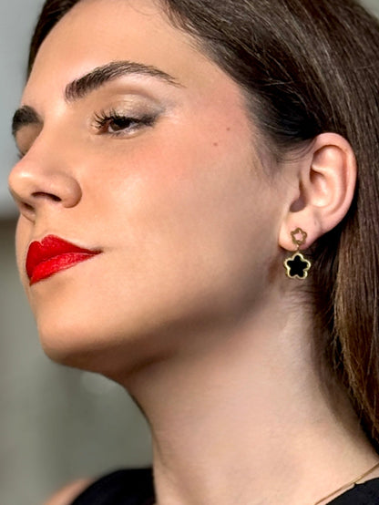 18 kt stainless steel earings