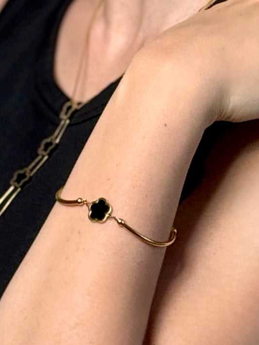 18 kt gold plated stainless steel bracelet