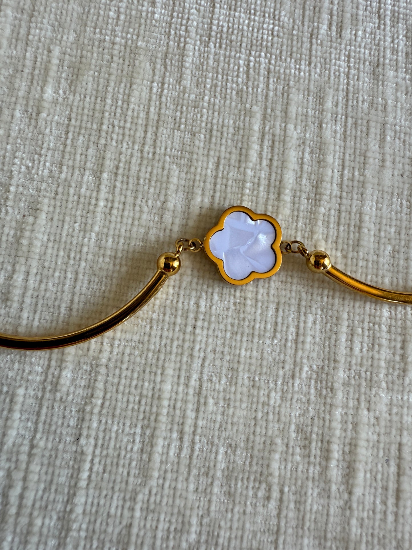 18 kt gold plated stainless steel bracelet