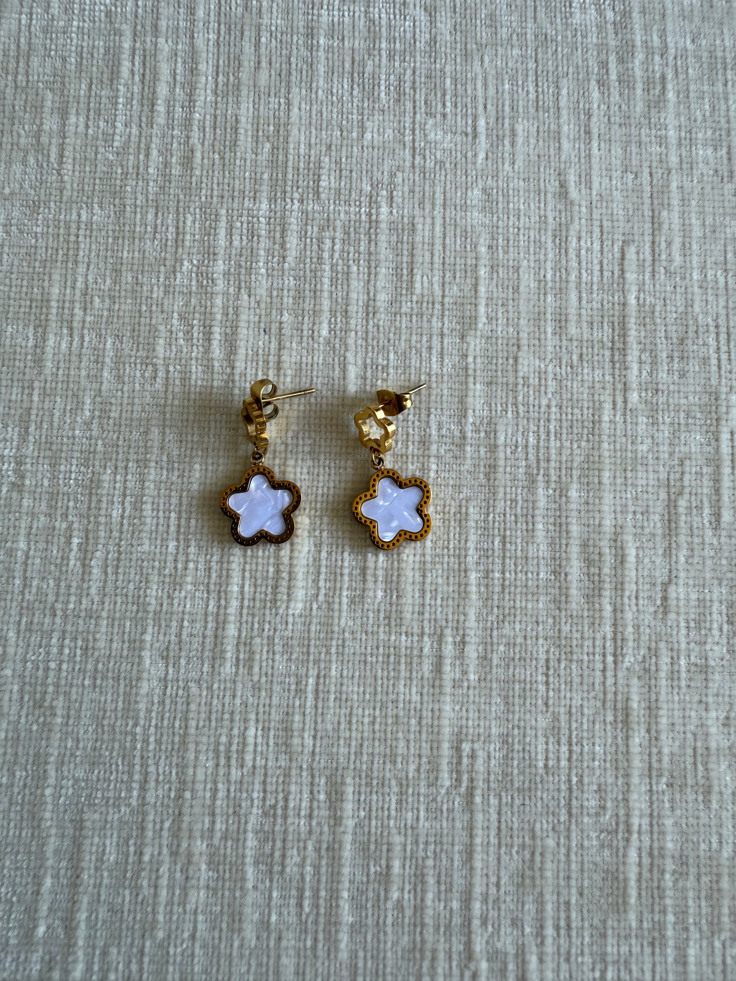 18 kt stainless steel earings