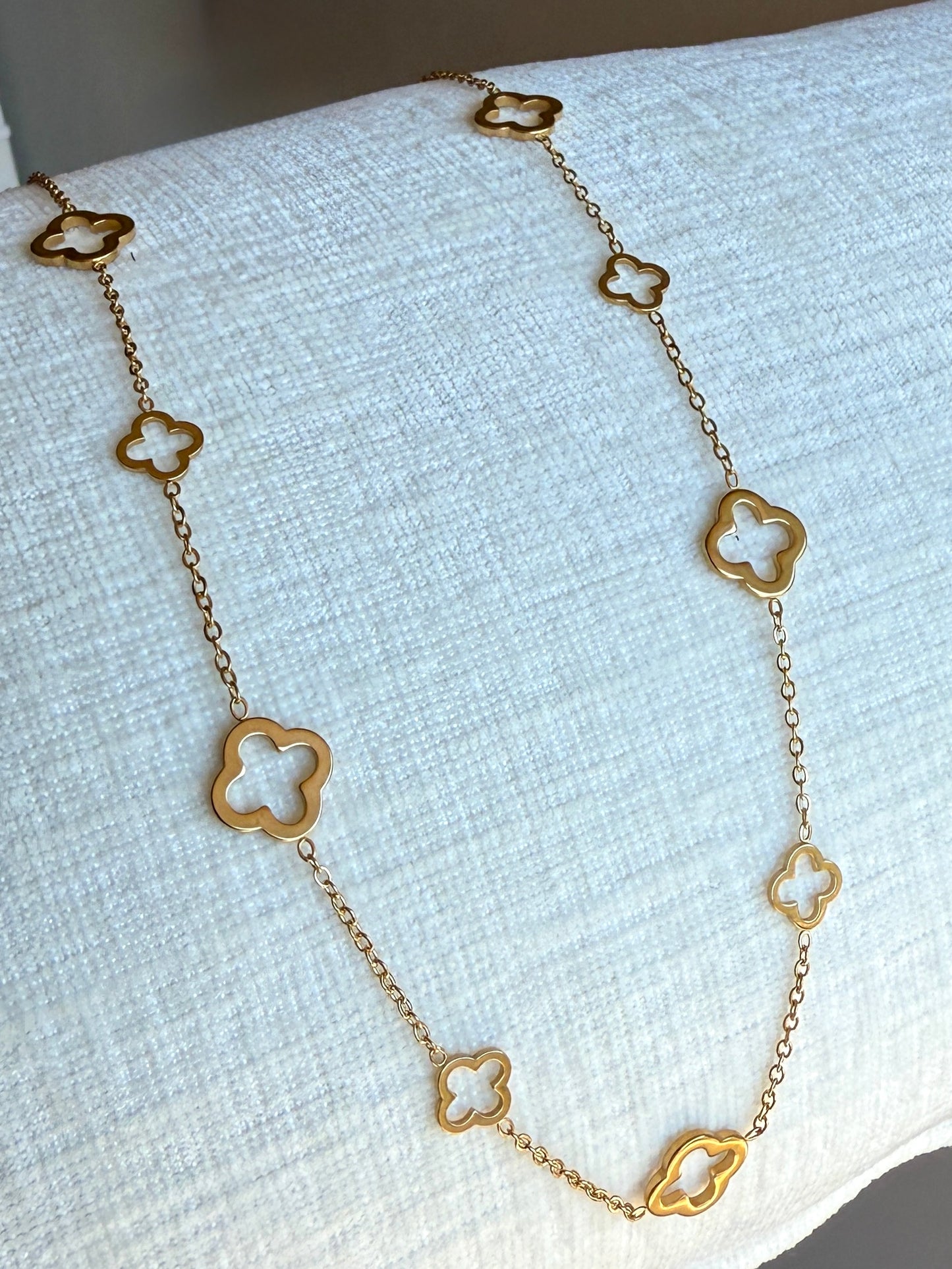 18 kt gold plated Titanium steel Neclace