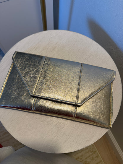 Gold Envelope Clutch