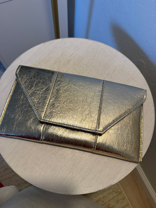 Gold Envelope Clutch