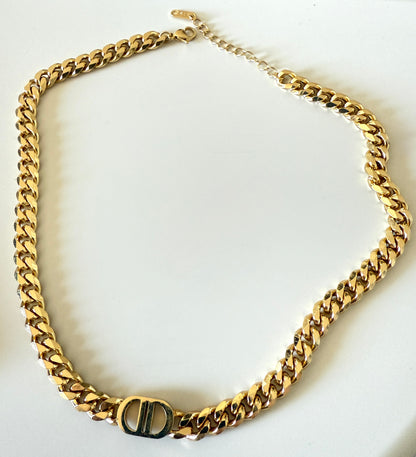 18 kt gold plated stainless steel chain